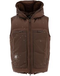 Undercover - Chaqueta de chaleco encubierta con estampado cruzado - Lyst