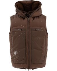 Undercover - Giacca Del Giubbotto Sotto Copertura Con Stampa Incrociata - Lyst