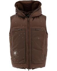 Undercover - Chaqueta de chaleco encubierta con estampado cruzado - Lyst