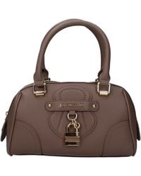 Love Moschino - Adoro Le Borse A Mano Moschino Donne Poliuretano Grigio/Tortora - Lyst
