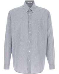 The Row - Embroidered Poplin Pompeo Shirt - Lyst