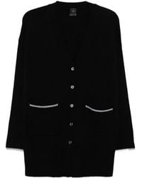 Pinko - Ribgebreid Vest - Lyst