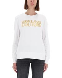 Versace Jeans Couture - Sweatshirt With Logo - Lyst