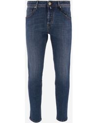 Jacob Cohen - Stretch Cotton Jeans - Lyst