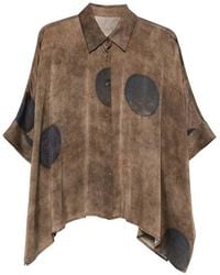 Uma Wang - Toto Spot Button Up Shirt - Lyst
