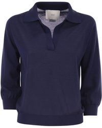 Vanisé - Cashmere And Silk Knitted Polo - Lyst