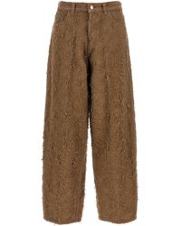 Haikure - Becky Fur Denim Jeans - Lyst