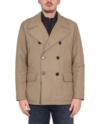 Fay - "Peacot Double Front" Coat - Lyst