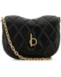 Burberry - Mini Quilted Leather Handbag With Chain Strap - Lyst