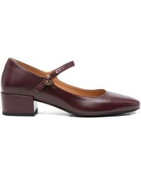 Tod's - Mary Jane Leather Pumps - Lyst