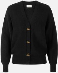 Elisabetta Franchi - Cardigan With Jewel Buttons - Lyst