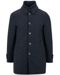 Herno - Coats Blue - Lyst