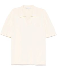 Maison Kitsuné - Bold Fox Head Embroidered Knitted Polo Clothing - Lyst