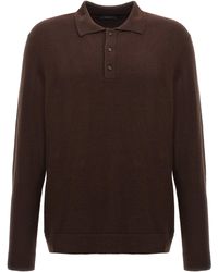 Zanone - Cashmere Wool Shirt Polo - Lyst
