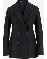 Tagliatore - Wool And Silk Blend Jacket - Lyst