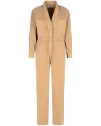 Isabel Marant - 'remady' Bruine Katoenen Jumpsuit - Lyst