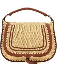 Chloé - Raffia Marcie Handbag - Lyst