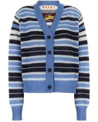 Marni - Mohair Blend Cardigan - Lyst