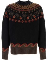 Alanui - Embroidered Virgin Wool Sweet Winter Sweater - Lyst