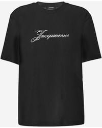 Jacquemus - Logo Crew Neck T-Shirt - Lyst