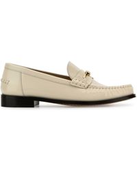 Ferragamo - Salvatore Ivory Leather Harry Loafers - Lyst
