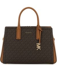 MICHAEL Michael Kors - Canvas Medium Laila Handbag - Lyst