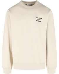 Drole de Monsieur - Dark Cotton Hoodie - Lyst