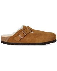 Birkenstock - Boston Shearling Mink Clog - Lyst