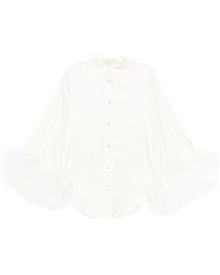 Oséree - Bridal Satin Shirt Plumage - Lyst