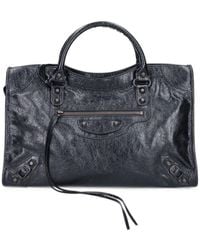 Balenciaga - Le City Medium Leather Handbag - Lyst