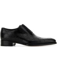 Gucci - Leather Lace Up Shoes - Lyst