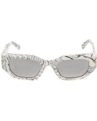 Philipp Plein - Occhiali Da Sole Spp066 M 09 Yl Avorio Marmorizto /21/135 - Lyst