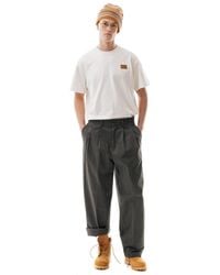 LC23 - Gabardine Double Pence Trousers - Lyst