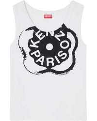 KENZO - Boke Flower 2.0 Ribbed Tank Top - Lyst
