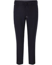 BOSS - Pantalones chinos de mezcla de lino con cordón de ajuste moderno y corte estándar de - Lyst