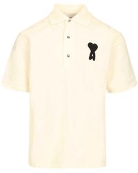Ami Paris - Boxy Fit Polo - Lyst