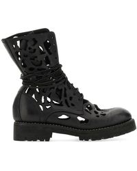 Guidi - Ankle Boot With Cut Out Details - Lyst