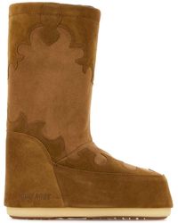 Moon Boot - Suede Icon Boots - Lyst