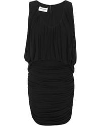 Saint Laurent - Short Jersey Dress - Lyst