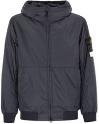 Stone Island - Gededed Jacket Met Druppelbestendig En Windbestendig - Lyst