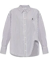 The Attico - Striped Cotton Shirt - Lyst