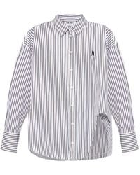 The Attico - Striped Cotton Shirt - Lyst