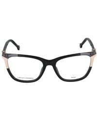 Carolina Herrera - Sonnenbrille CH 0057 KDX Black Nude /17/145 - Lyst