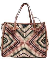 Gianni Chiarini - Borsa Tessuto E Pelle - Lyst