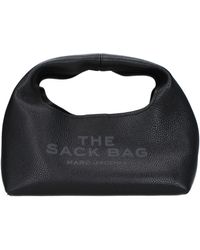 Marc Jacobs - Handtassen De Zaktas Vrouwen Leer Zwart/zwart - Lyst