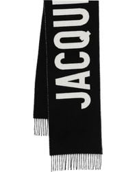 Jacquemus - Scarf With Embroidered Logo - Lyst
