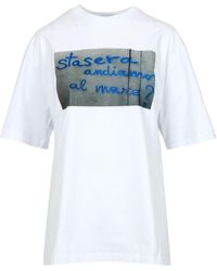 MSGM - T -Shirts und Polos weiß - Lyst