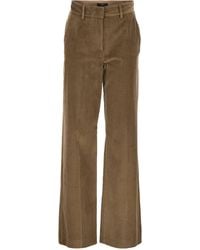 Weekend by Maxmara - Tania Wide Leg Corduroy Trousers - Lyst