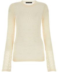 Marco Rambaldi - Ivory Lace Top - Lyst