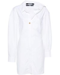 Jacquemus - La Mini Robe Chemise Dress - Lyst